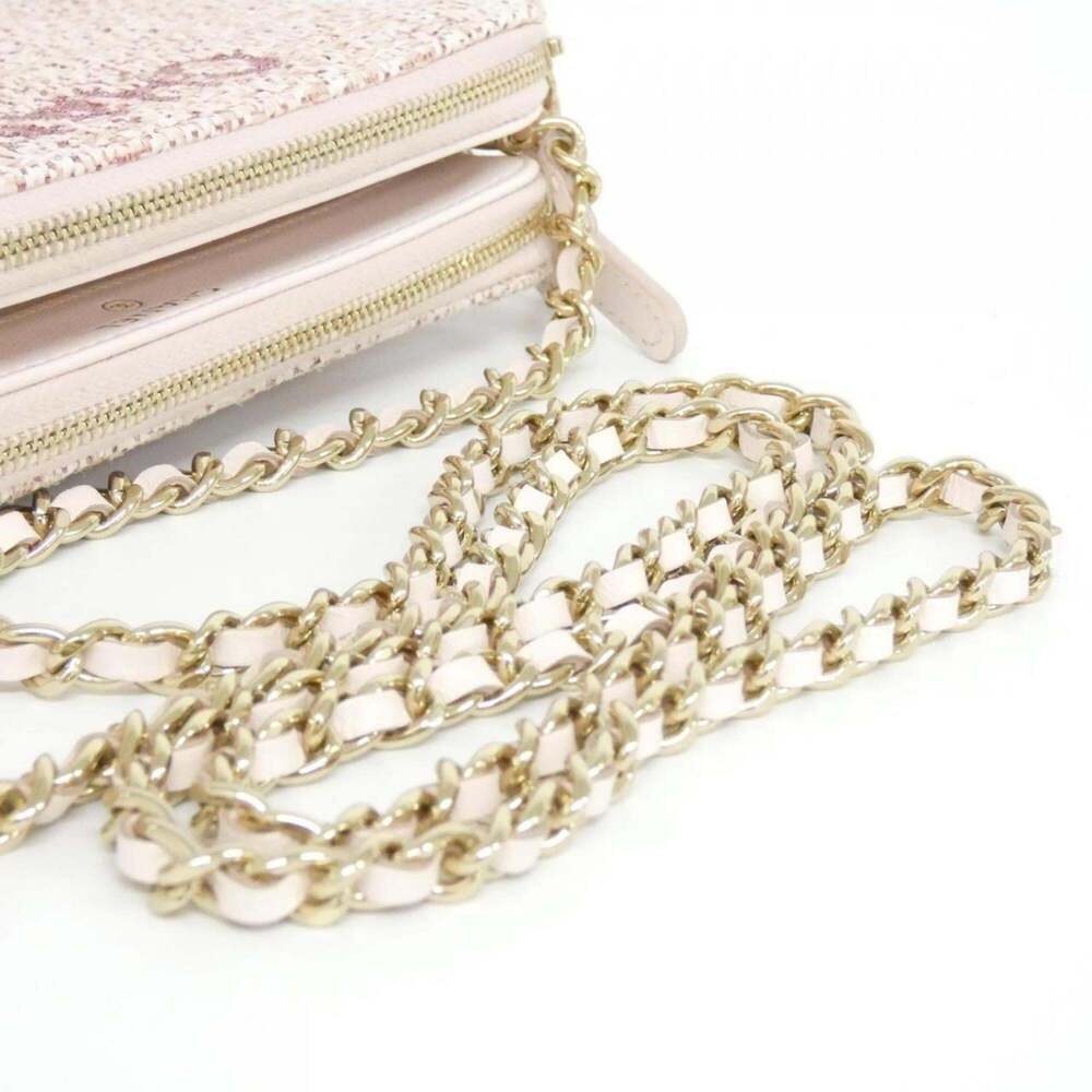 CHANEL Pink Deauville Wallet - Picture 7 of 8